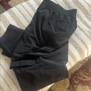 Athleta Black Pant Lined with Jersey Material